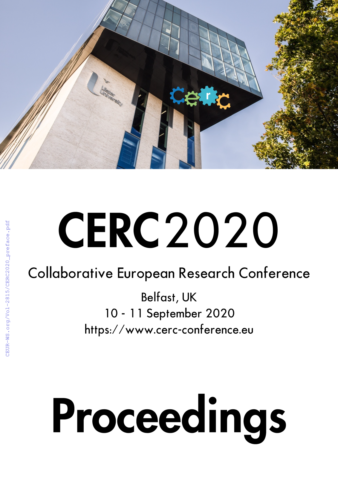Proceedings of the 6th Collaborative European Research Conference (CERC 2020)